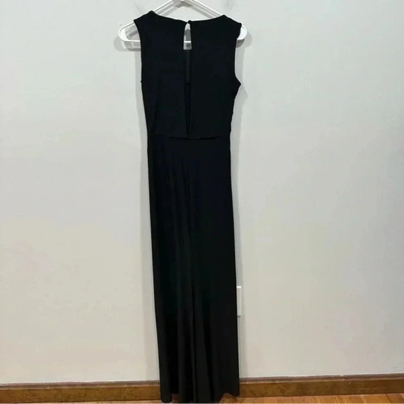 Monsoon black long sleeveless beaded front dress - Picture 2 of 7